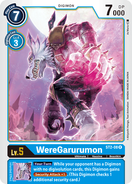 WereGarurumon [ST2-08] [Starter Deck: Cocytus Blue] | Devastation Store