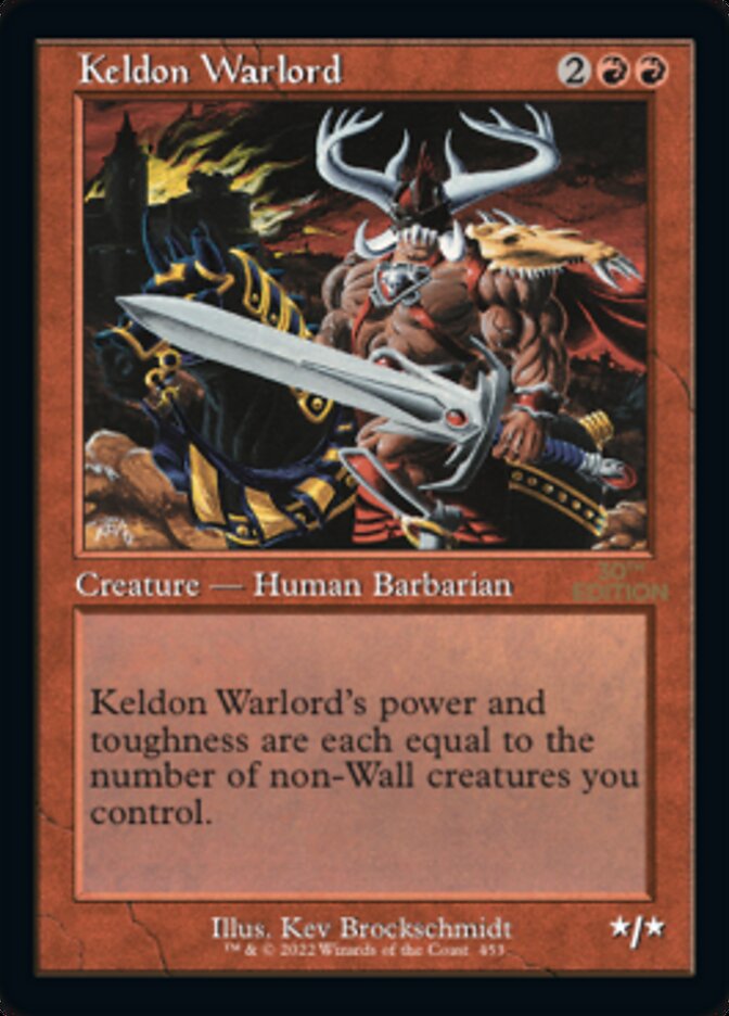 Keldon Warlord (Retro) [30th Anniversary Edition] | Devastation Store