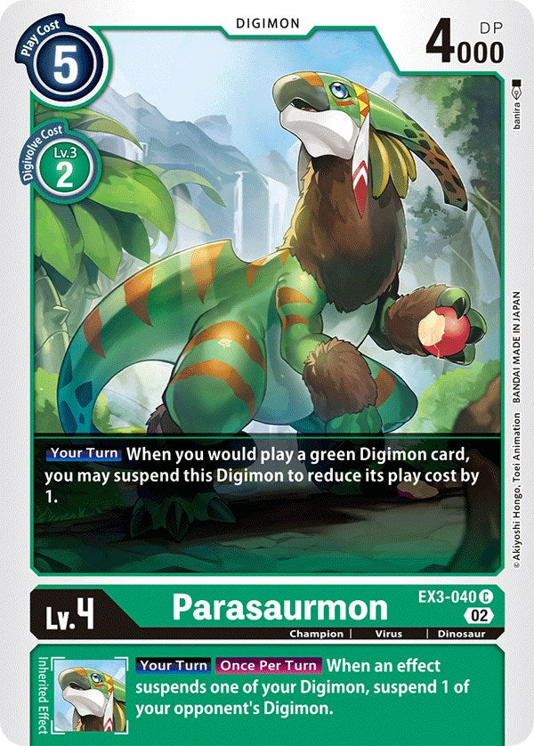 Parasaurmon [EX3-040] [Draconic Roar] | Devastation Store