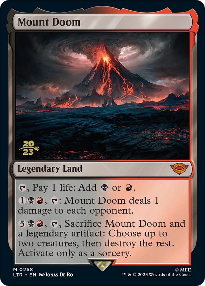 Mount Doom [The Lord of the Rings: Tales of Middle-Earth Prerelease Promos] | Devastation Store