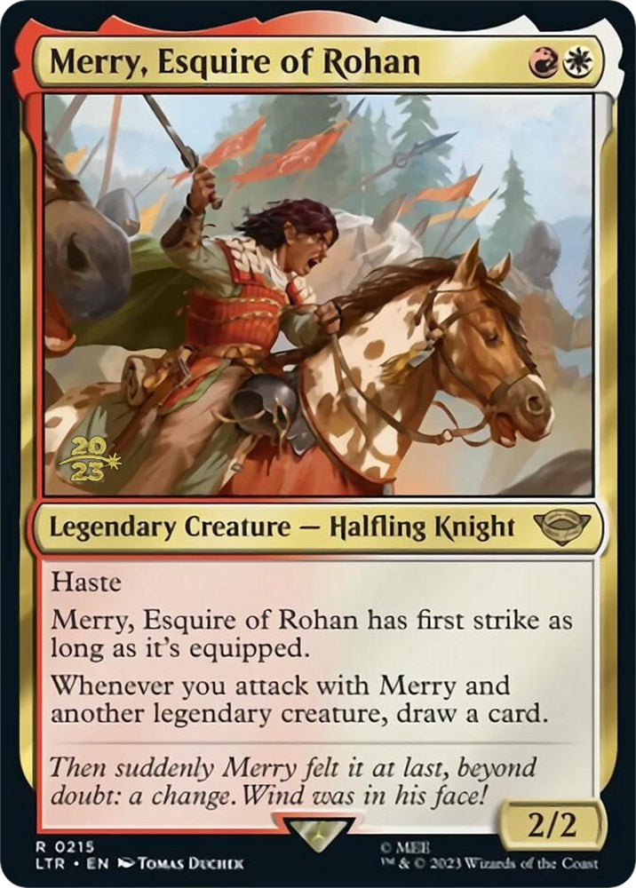 Merry, Esquire of Rohan [The Lord of the Rings: Tales of Middle-Earth Prerelease Promos] | Devastation Store