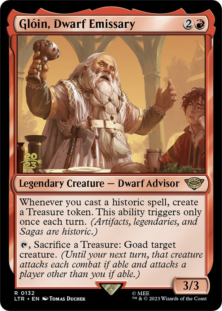 Gloin, Dwarf Emissary [The Lord of the Rings: Tales of Middle-Earth Prerelease Promos] | Devastation Store