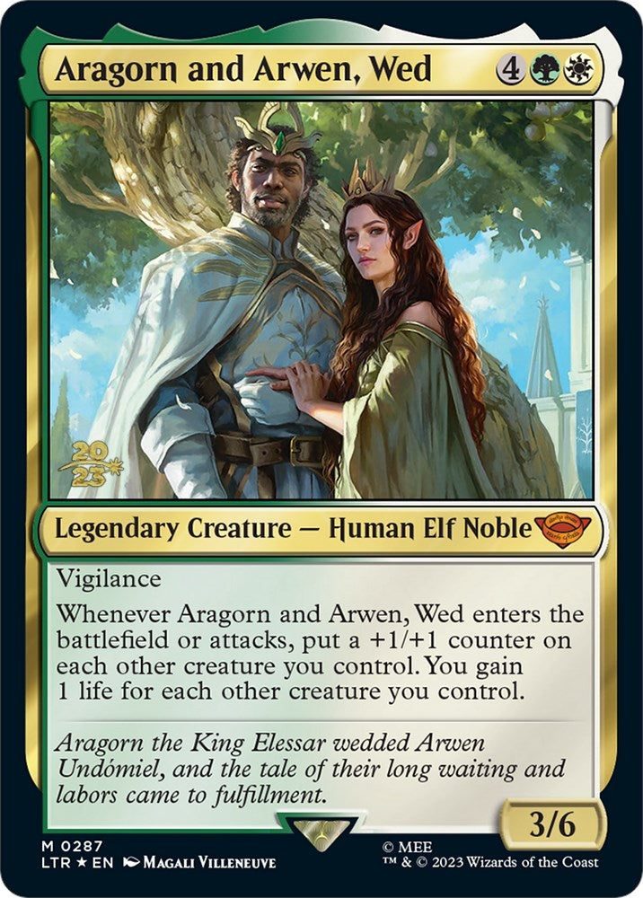 Aragorn and Arwen, Wed [The Lord of the Rings: Tales of Middle-Earth Prerelease Promos] | Devastation Store