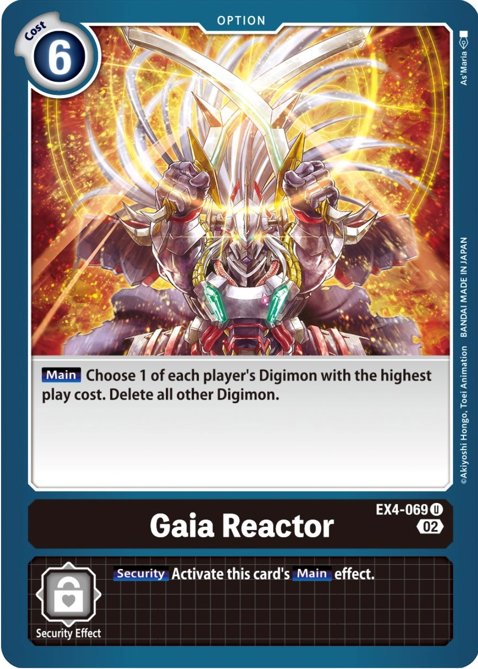 Gaia Reactor [EX4-069] [Alternative Being Booster] | Devastation Store