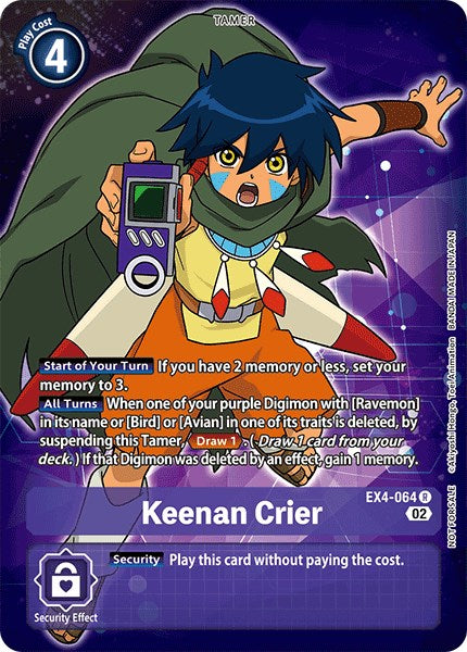 Keenan Crier [EX4-064] (Alternate Art) [Alternative Being Booster] | Devastation Store