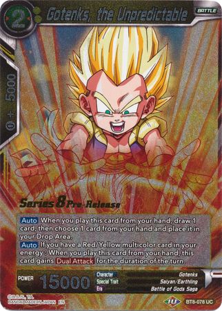 Gotenks, the Unpredictable [BT8-078_PR] | Devastation Store