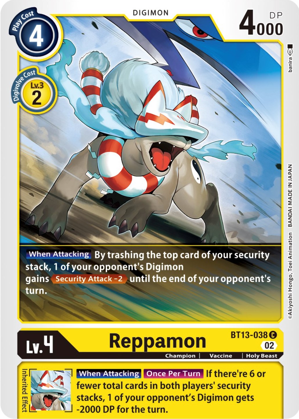 Reppamon [BT13-038] [Versus Royal Knights Booster] | Devastation Store