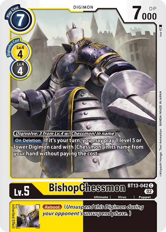 BishopChessmon [BT13-042] [Versus Royal Knights Booster] | Devastation Store