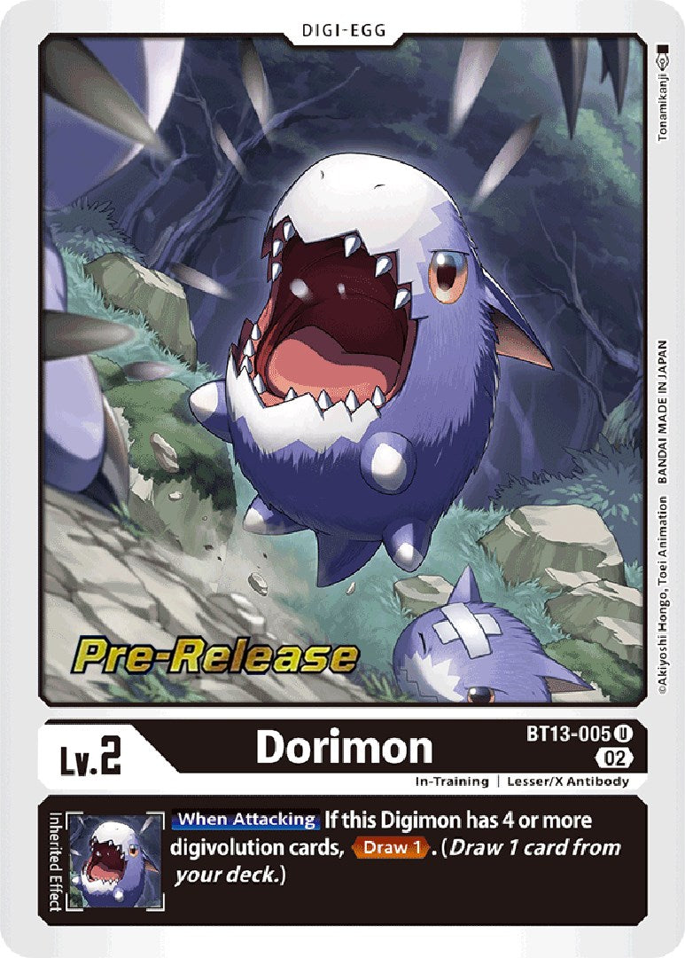Dorimon [BT13-005] [Versus Royal Knight Booster Pre-Release Cards] | Devastation Store