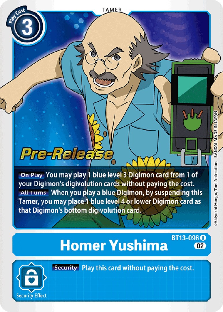Homer Yushima [BT13-096] [Versus Royal Knight Booster Pre-Release Cards] | Devastation Store