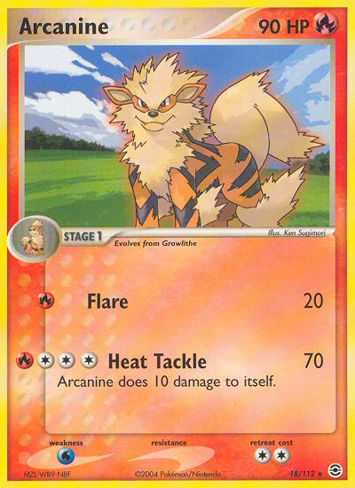 Arcanine (18/112) [EX: FireRed & LeafGreen] | Devastation Store