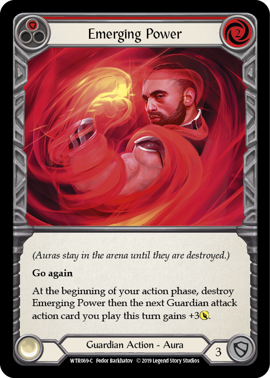 Emerging Power (Red) [WTR069-C] Alpha Print Rainbow Foil - Devastation Store | Devastation Store