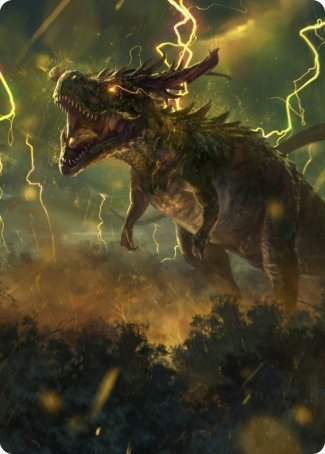 Thrasta, Tempest's Roar Art Card (42) [Modern Horizons 2 Art Series] | Devastation Store