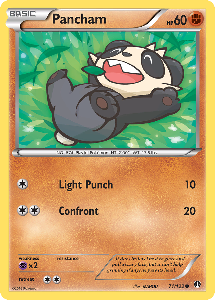 Pancham (71/122) [XY: BREAKpoint] | Devastation Store