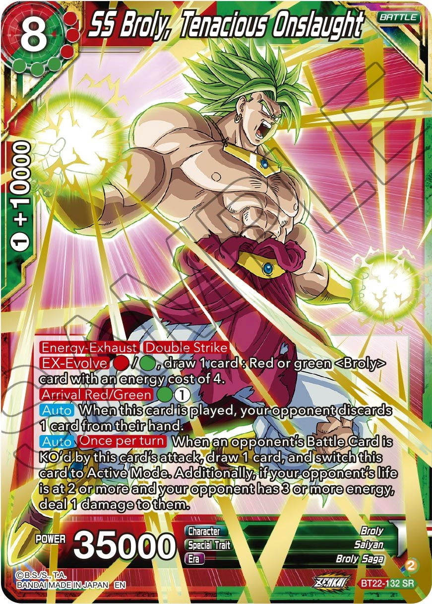 SS Broly, Tenacious Onslaught (BT22-132) [Critical Blow] | Devastation Store