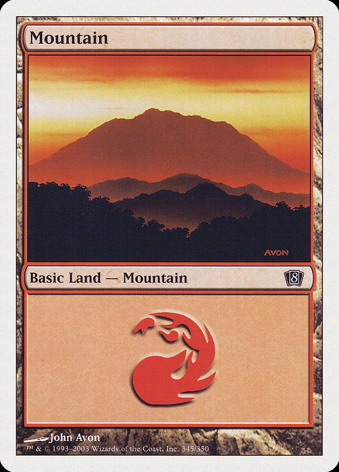 Mountain (345) [Eighth Edition] | Devastation Store