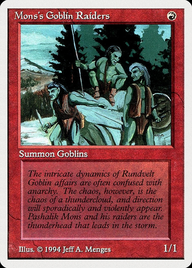 Mons's Goblin Raiders [Summer Magic / Edgar] | Devastation Store