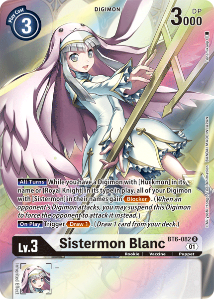 Sistermon Blanc [BT6-082] (Alternate Art) [Double Diamond] | Devastation Store