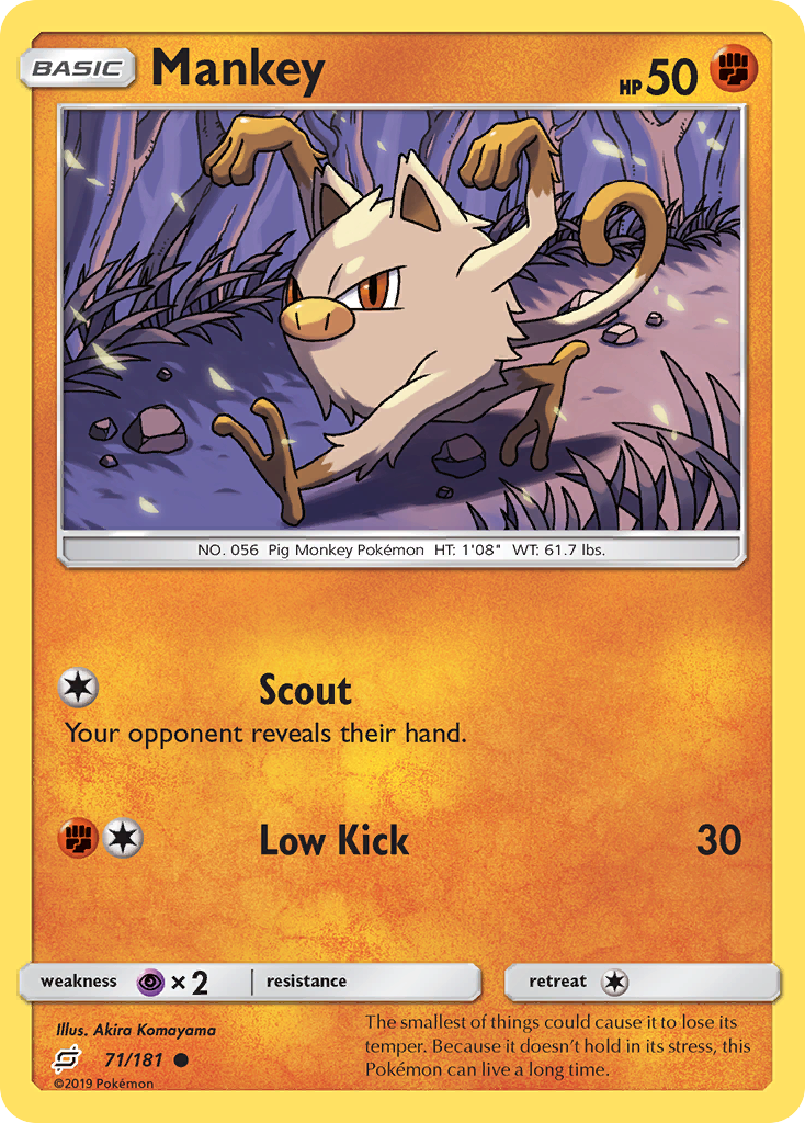 Mankey (71/181) [Sun & Moon: Team Up] | Devastation Store