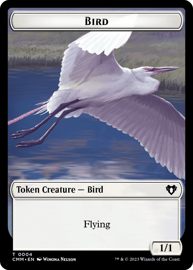 Bird // Thrull Double-Sided Token [Commander Masters Tokens] | Devastation Store