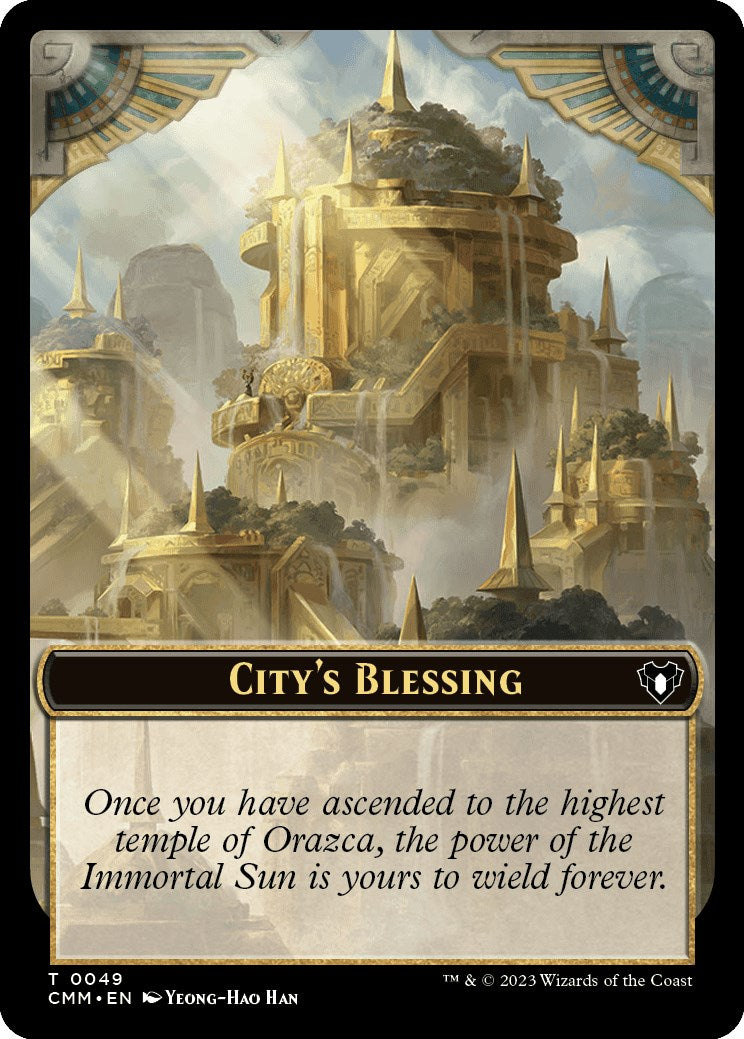 City's Blessing // Rat Double-Sided Token [Commander Masters Tokens] | Devastation Store
