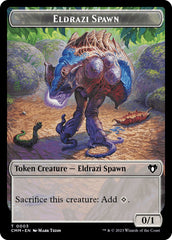Eldrazi Spawn // Construct (0041) Double-Sided Token [Commander Masters Tokens] | Devastation Store