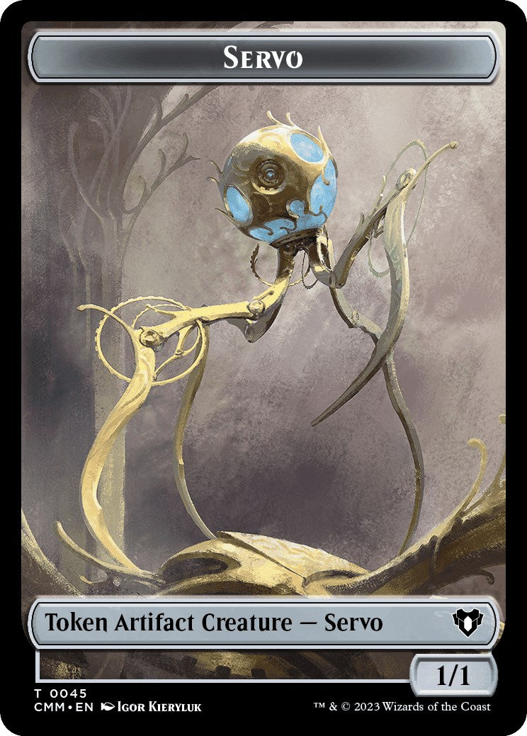 Servo // Demon Double-Sided Token [Commander Masters Tokens] | Devastation Store