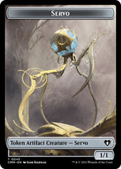 Servo // Kor Soldier Double-Sided Token [Commander Masters Tokens] | Devastation Store