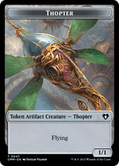 Thopter // Kor Soldier Double-Sided Token [Commander Masters Tokens] | Devastation Store