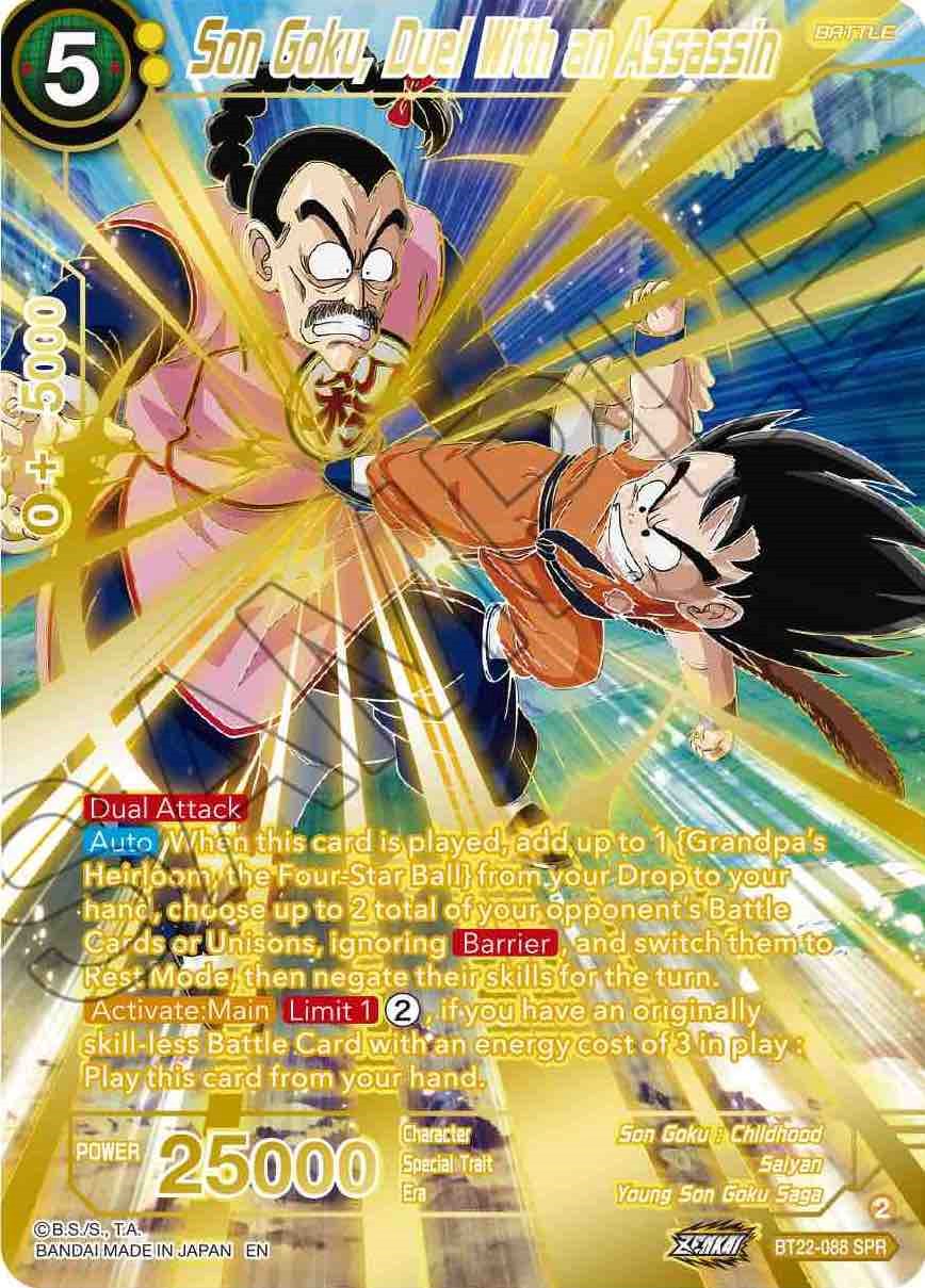 Son Goku, Duel With Assassin (SPR) (BT22-088) [Critical Blow] | Devastation Store