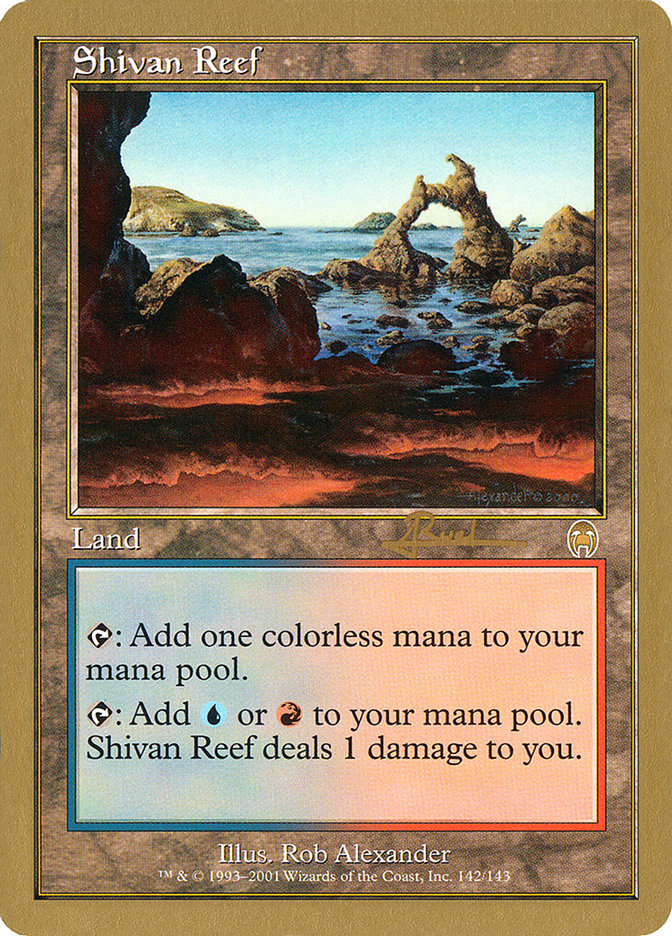 Shivan Reef (Antoine Ruel) [World Championship Decks 2001] | Devastation Store