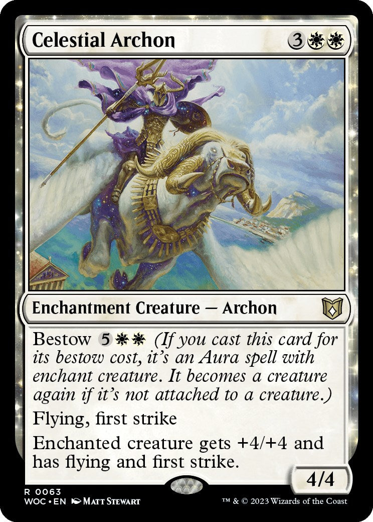 Celestial Archon [Wilds of Eldraine Commander] | Devastation Store