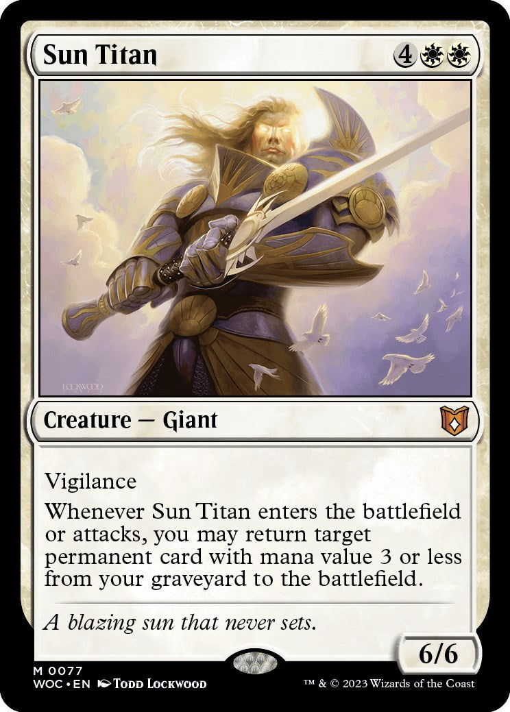 Sun Titan [Wilds of Eldraine Commander] | Devastation Store
