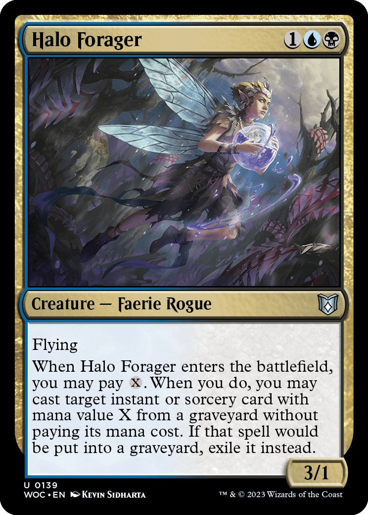 Halo Forager [Wilds of Eldraine Commander] | Devastation Store