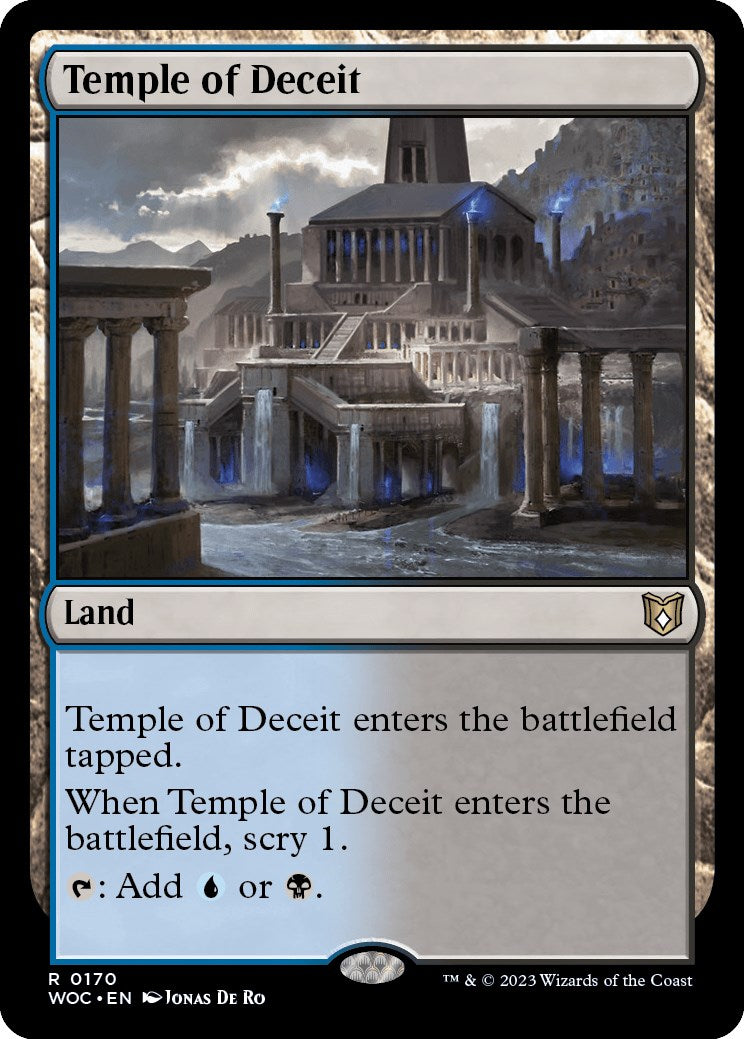 Temple of Deceit [Wilds of Eldraine Commander] | Devastation Store