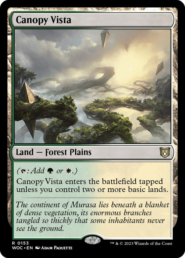Canopy Vista [Wilds of Eldraine Commander] | Devastation Store