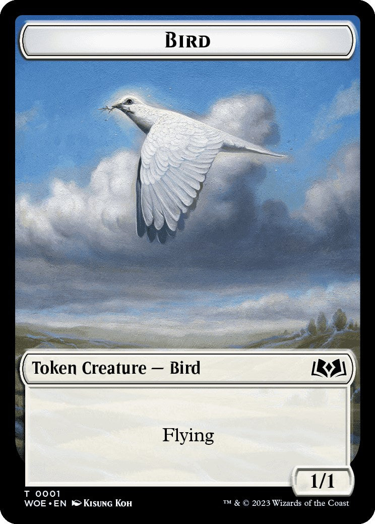 Bird Token [Wilds of Eldraine Tokens] | Devastation Store