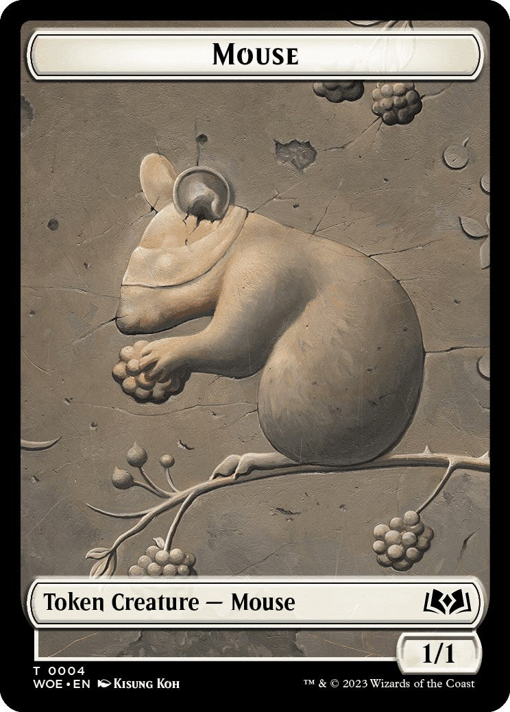 Mouse Token [Wilds of Eldraine Tokens] | Devastation Store