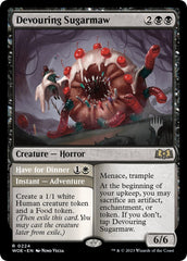 Devouring Sugarmaw // Have for Dinner(Promo Pack) [Wilds of Eldraine Promos] | Devastation Store