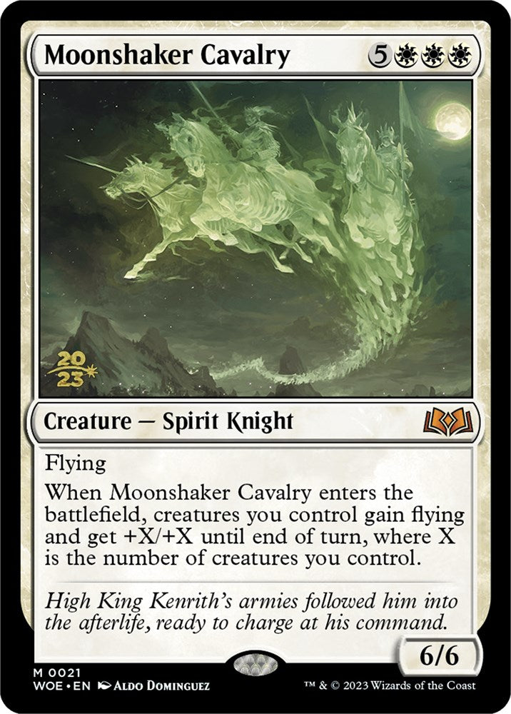 Moonshaker Cavalry [Wilds of Eldraine Prerelease Promos] | Devastation Store