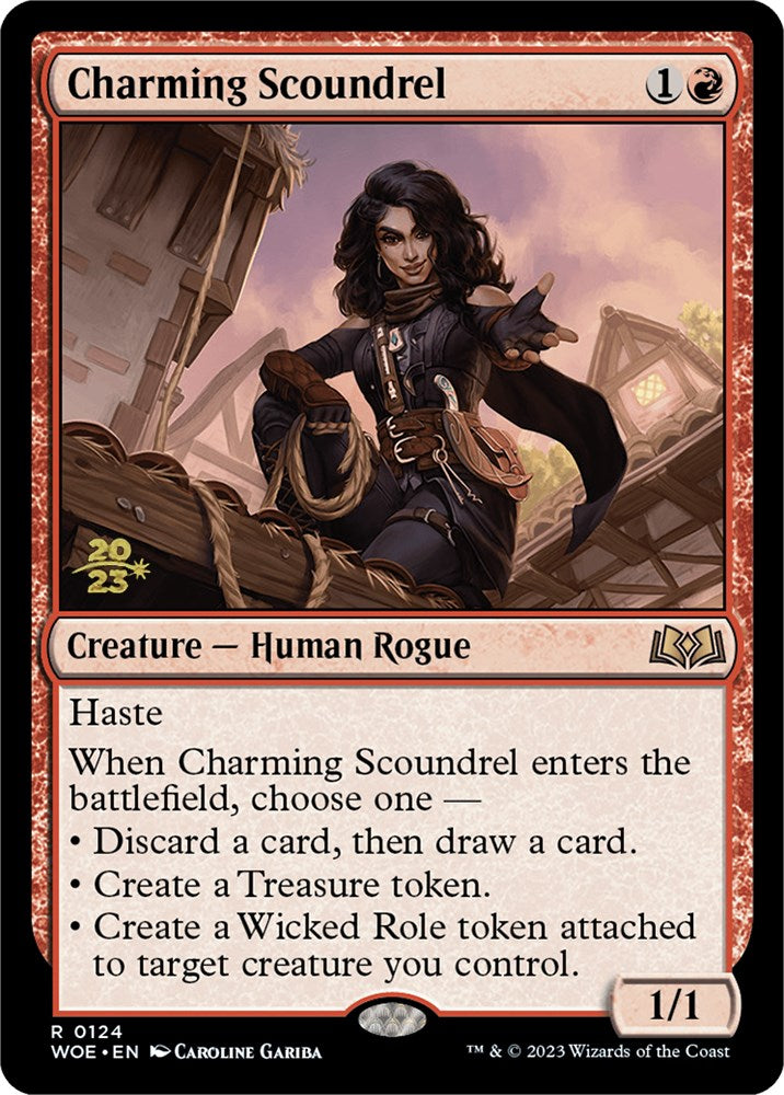 Charming Scoundrel [Wilds of Eldraine Prerelease Promos] | Devastation Store