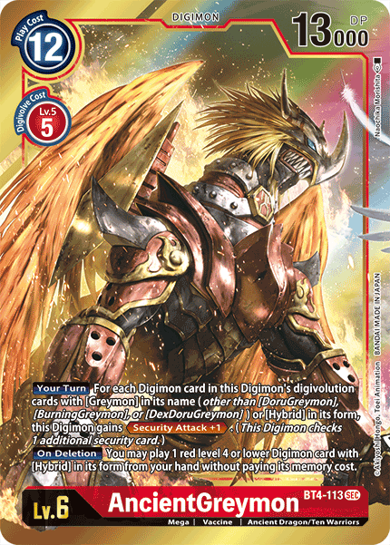 AncientGreymon [BT4-113] (Alternate Art) [Great Legend] | Devastation Store