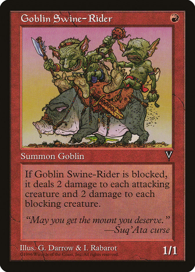 Goblin Swine-Rider [Visions] - Devastation Store | Devastation Store