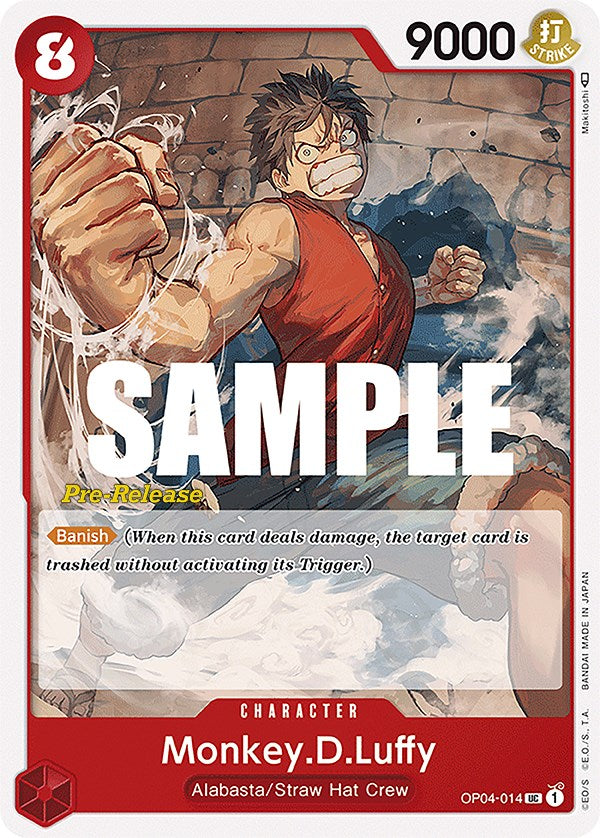Monkey.D.Luffy [Kingdoms of Intrigue Pre-Release Cards] | Devastation Store