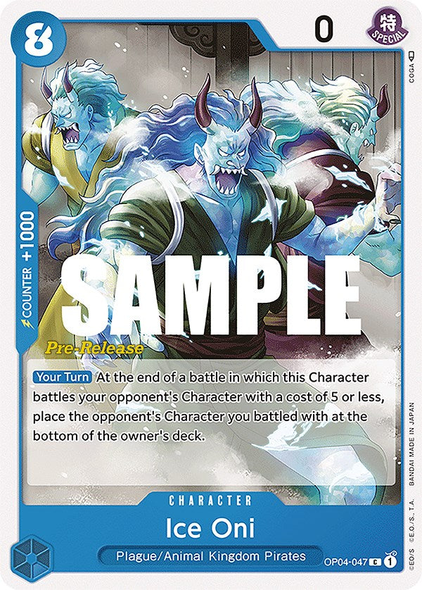 Ice Oni [Kingdoms of Intrigue Pre-Release Cards] | Devastation Store