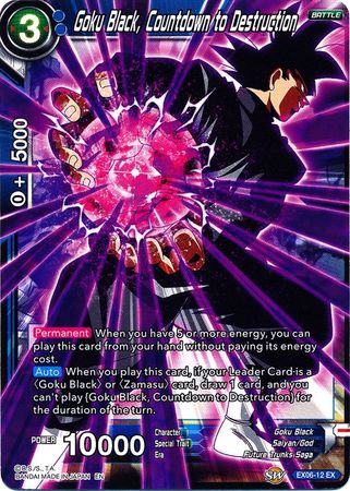 Goku Black, Countdown to Destruction [EX06-12] | Devastation Store
