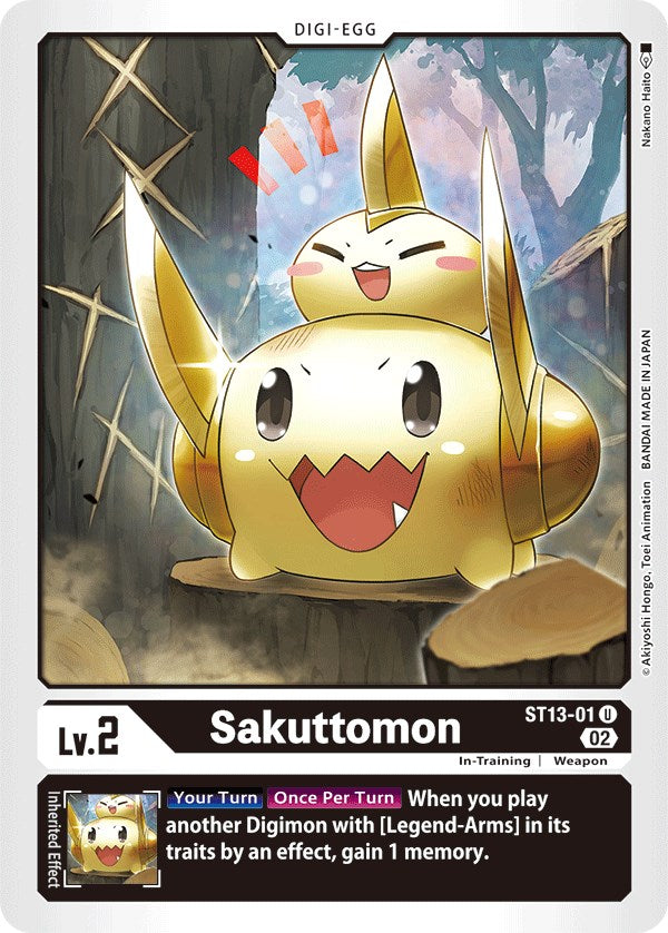 Sakuttomon [ST13-01] [Starter Deck: Ragnaloardmon] | Devastation Store