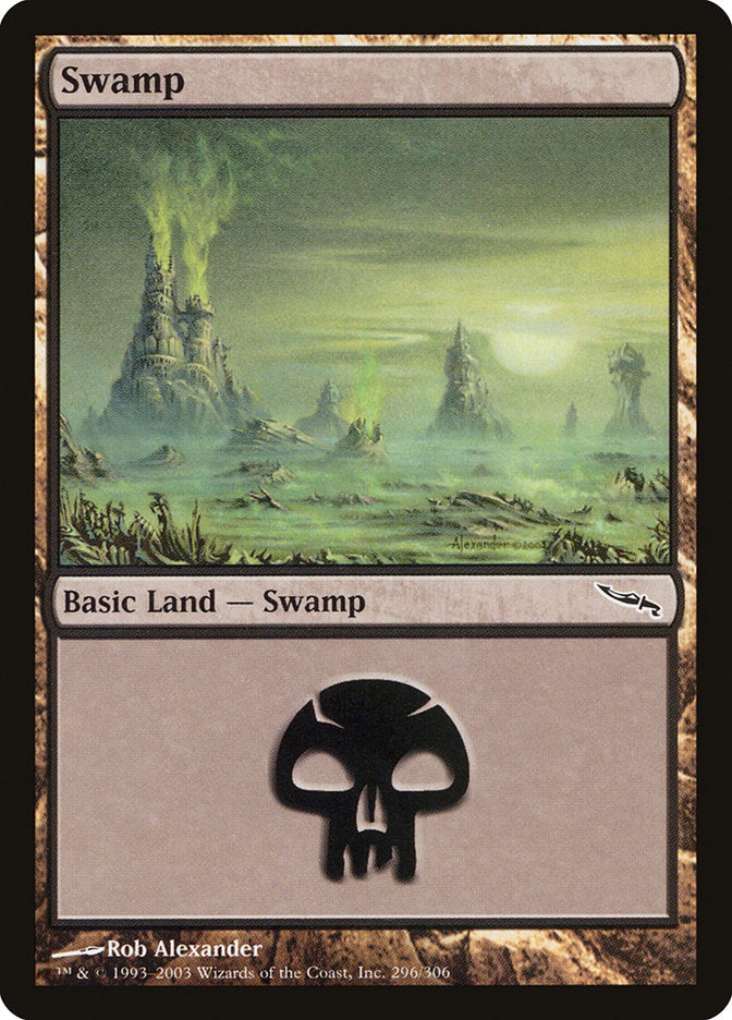 Swamp (296) [Mirrodin] - Devastation Store | Devastation Store