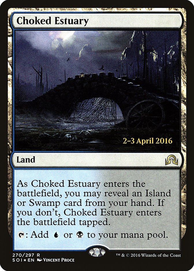 Choked Estuary [Shadows over Innistrad Prerelease Promos] | Devastation Store