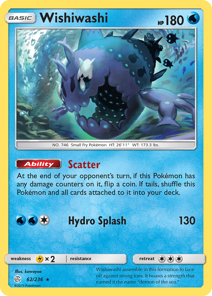 Wishiwashi (62/236) [Sun & Moon: Cosmic Eclipse] | Devastation Store